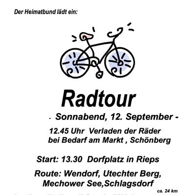 Bild vergrößern: Radtour Herbst 2020