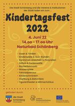 Plakat Kindertagsfest 2022