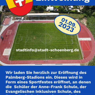 Palmberg-Stadion Eroffnung Amtsblatt