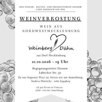 Weinverkostung 21.10.2026